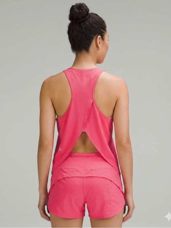 lululemon athletica Tops - NWOT Lululemon High-Ventilation Running Tank Top Lip Gloss Mesh Open Back 10